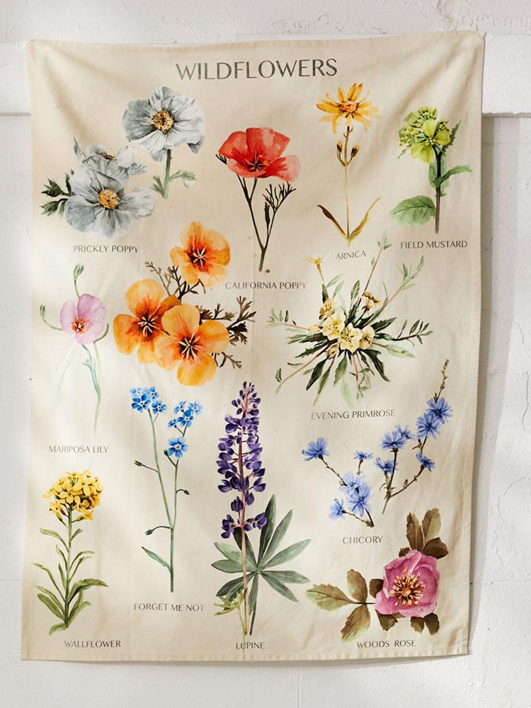 Meadow Dreams Wildflower Wallpaper