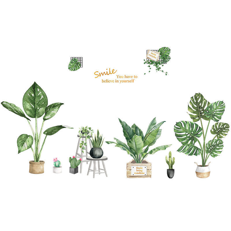 Peel & Plant – Botanical Self-Adhesive Wall Decor