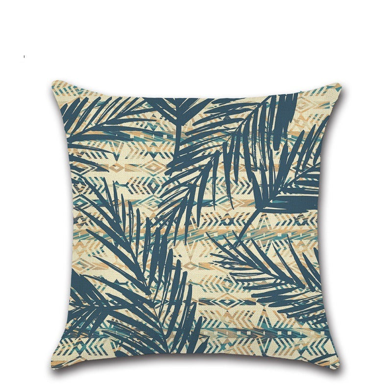 Tropical Tranquility Abstract Pillowcase