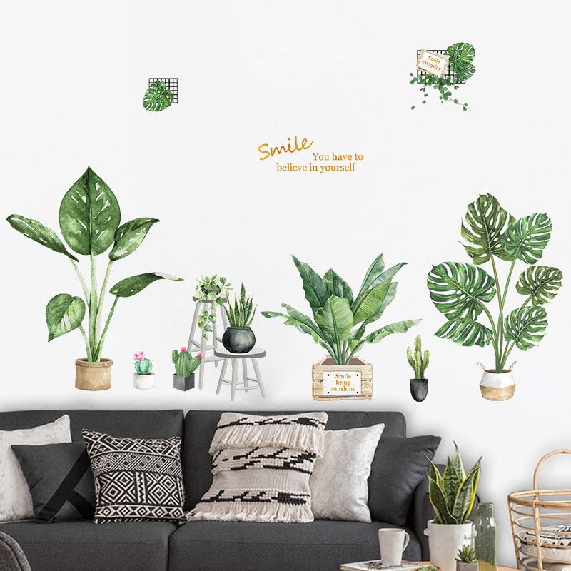 Peel & Plant – Botanical Self-Adhesive Wall Decor