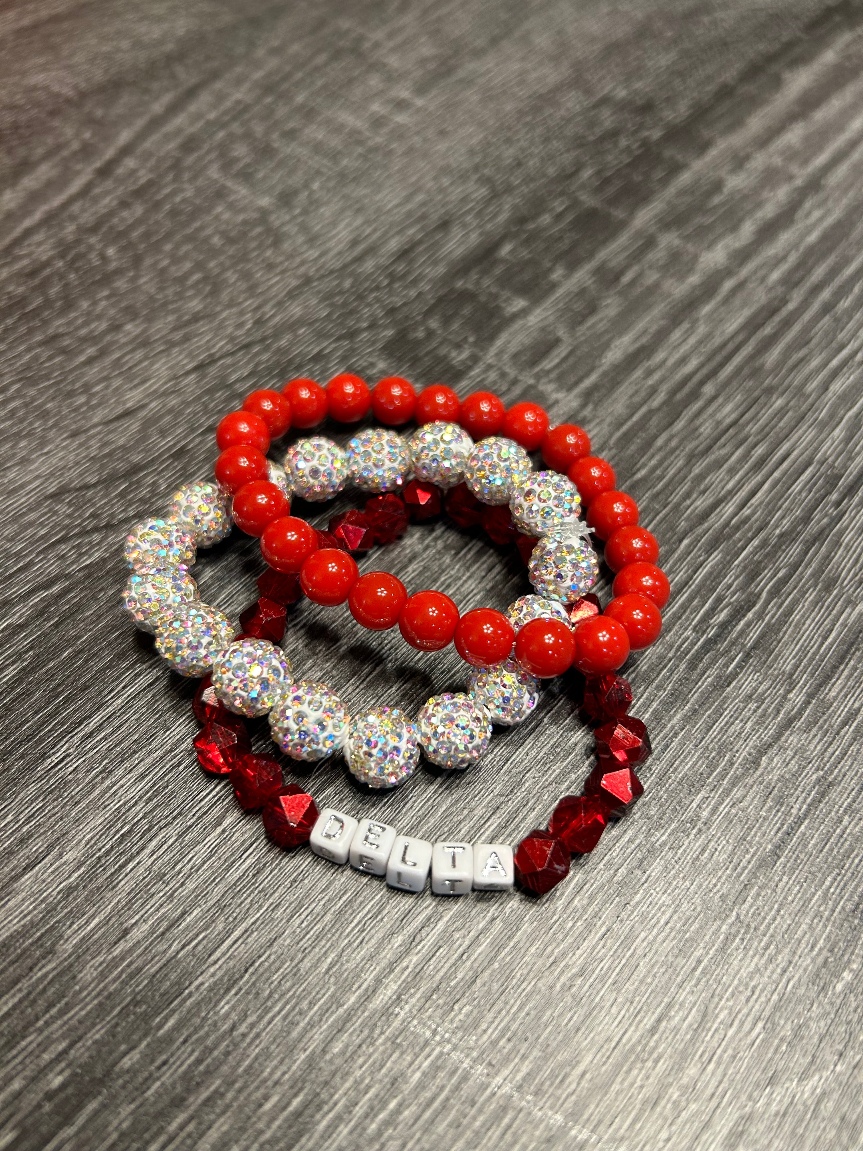 Handmade CUSTOM Greek Bracelet Set