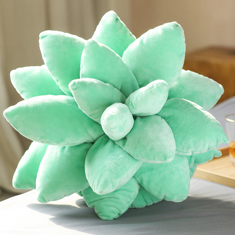Cozy Succulent Plush Pillow