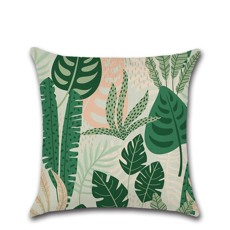 Tropical Tranquility Abstract Pillowcase