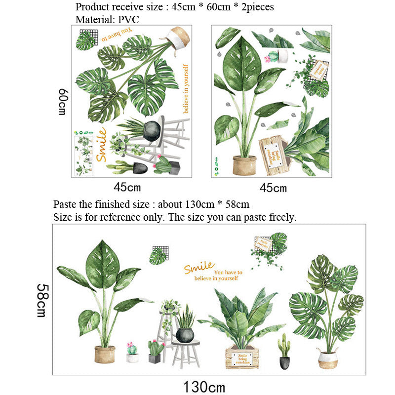 Peel & Plant – Botanical Self-Adhesive Wall Decor