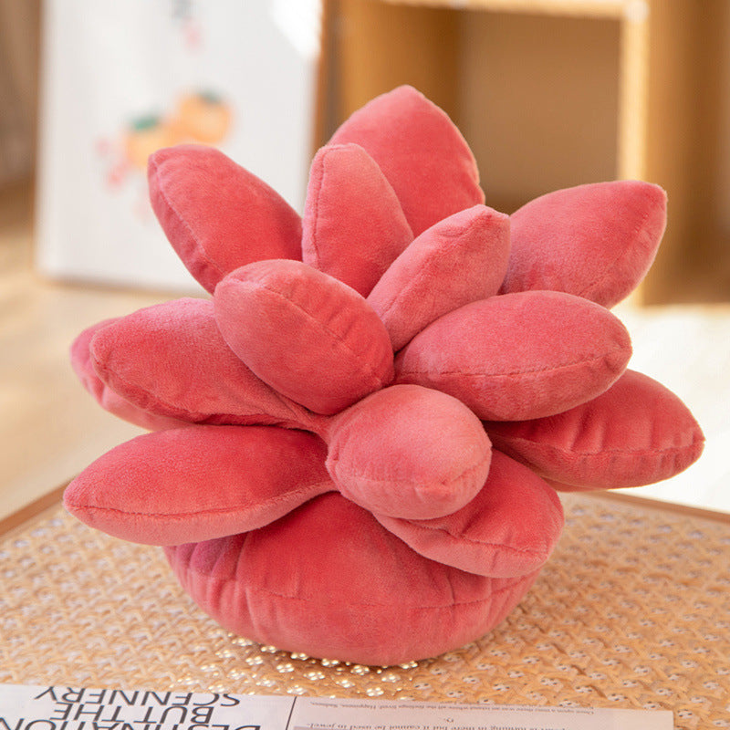 Cozy Succulent Plush Pillow