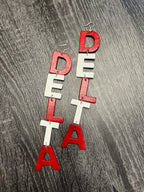 Handmade CUSTOM Word Earrings