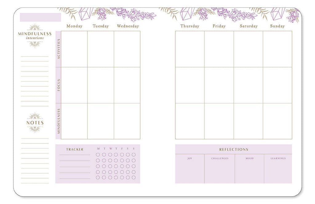 Mindfulness 12-Month Undated Planner
