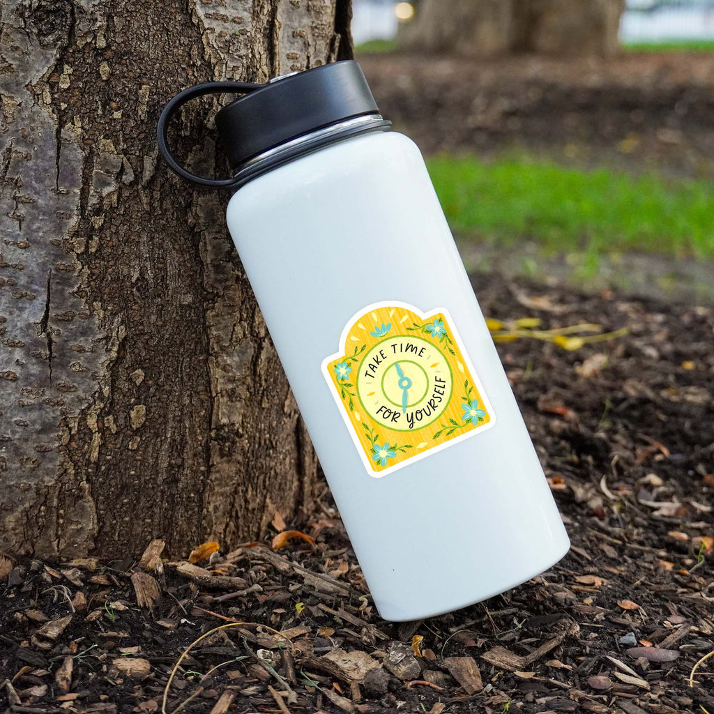 Take Time For Yourself Clock Sticker
