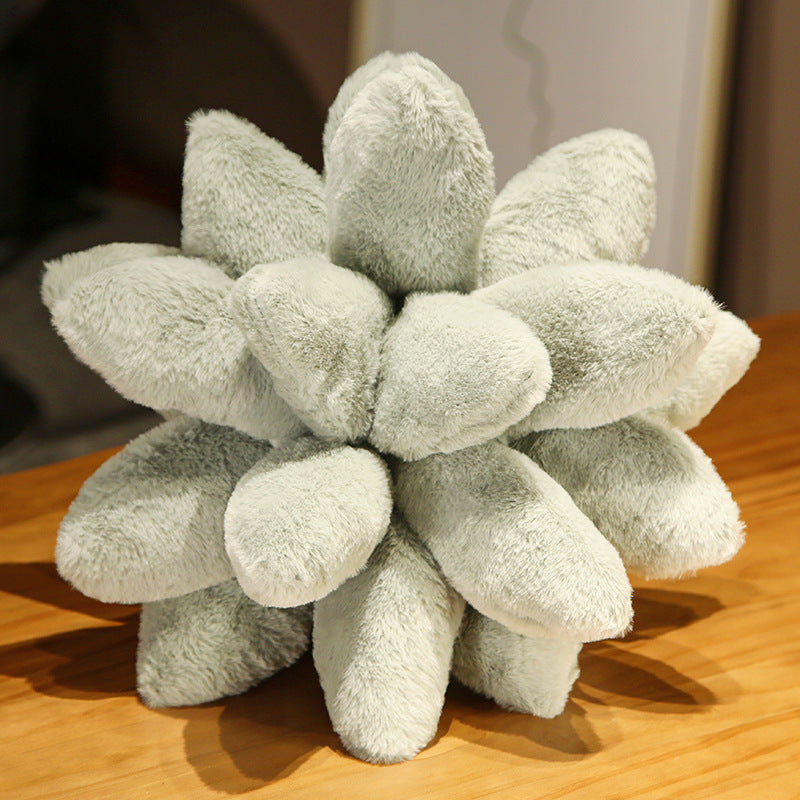 Cozy Succulent Plush Pillow