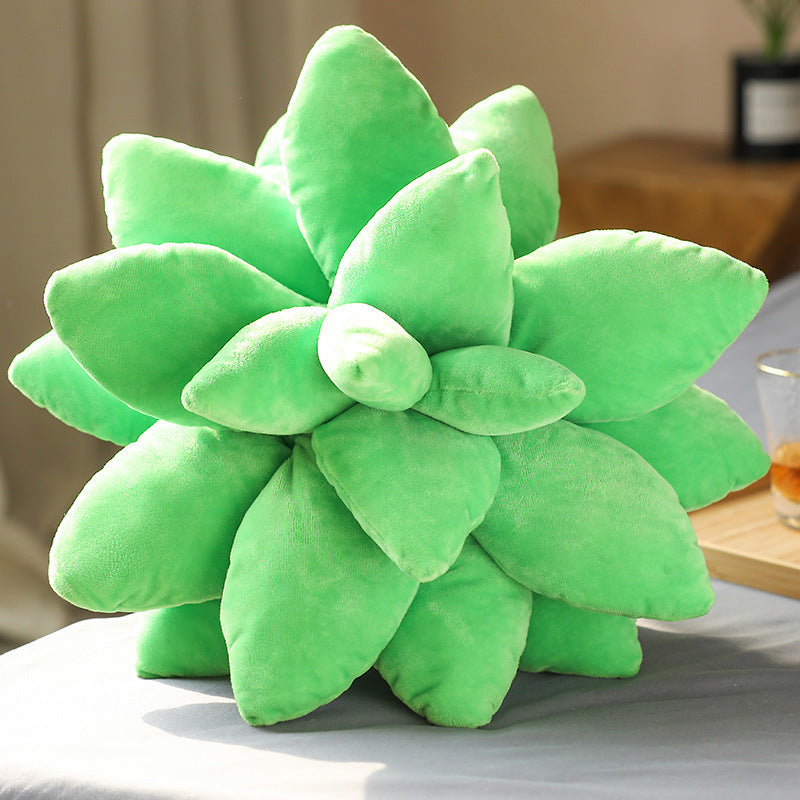 Cozy Succulent Plush Pillow