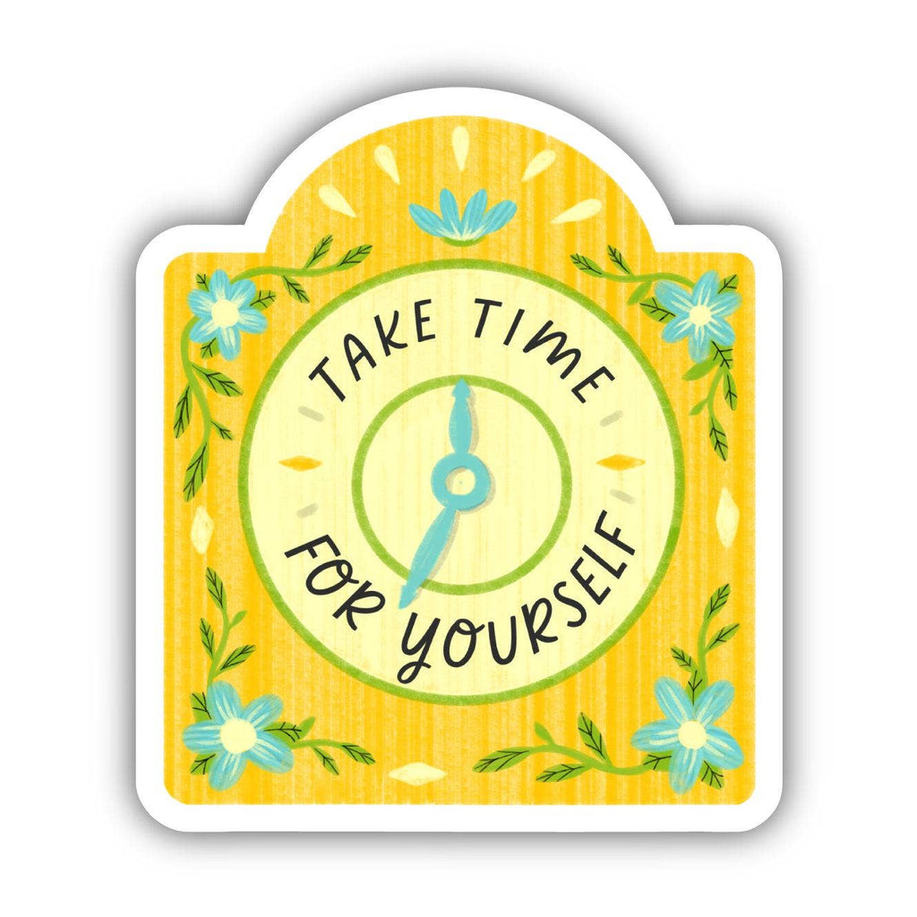 Take Time For Yourself Clock Sticker