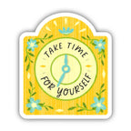 Take Time For Yourself Clock Sticker