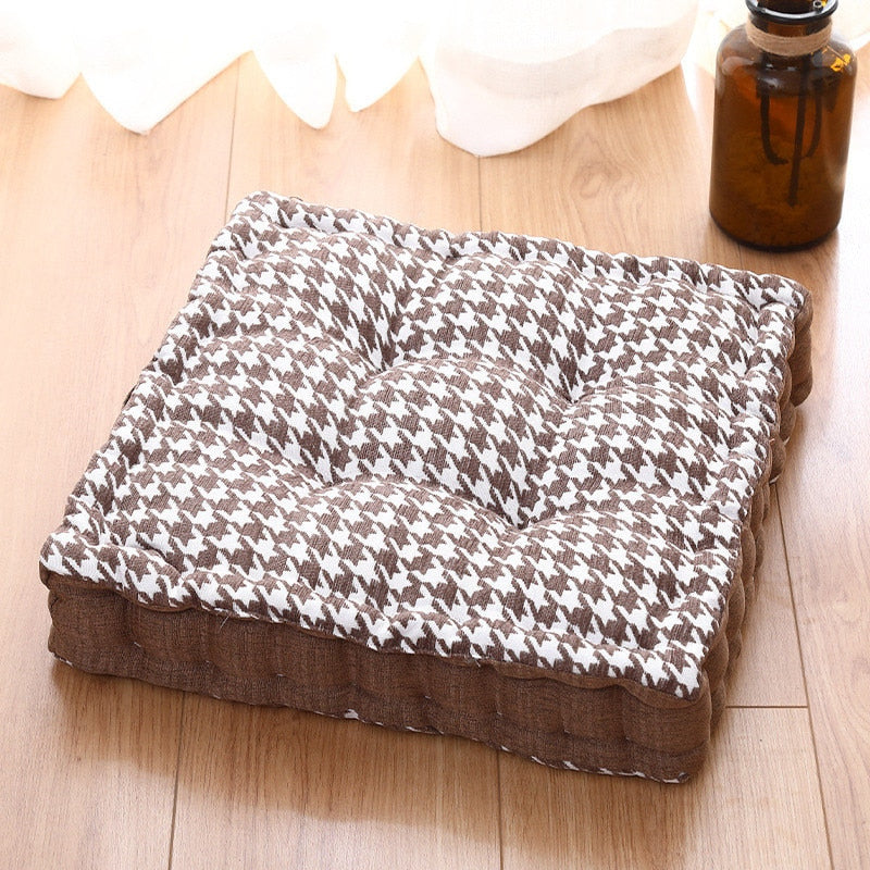 Houndstooth Floor Cushion